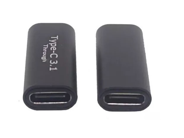 &u+ ADAPTADOR USB 3.1 HEMBRA A TIPO C A HEMBRA TIPO C
